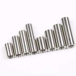 20 Pieces Lot M4 Screw Connect Rod Knife Handle Screw Cylindrical Nuts Connecting Pipe Rivet M4 Thread