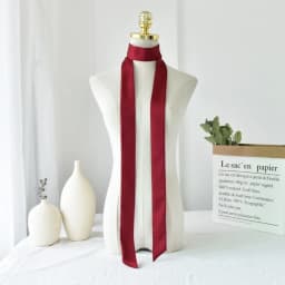 Casual Long Hair Scarf Headband Solid Color Neck Scarf Favor Silk Elegant Ribbon Party Scrunchies