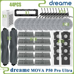 Fit For (Dreame X40 Ultra / L40 Ultra, MOVA P50 Pro Ultra /P10 Pro Ultra) Main Roller Tricut Brush Filter Mop Cloth Dust Bag