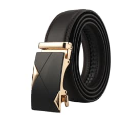 New Men's Belt Automatic Buckle Pants Belt Cowhide Automatic Buckle Formal Business Men's Belt With Suit Belt