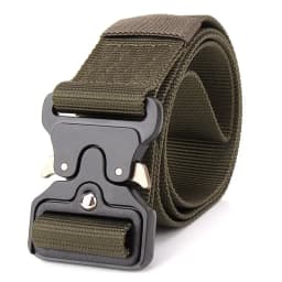 Men's Belt Army Outdoor Hunting Tactical Multi Function Combat Survival Quick Release Magnetic Buckle Waist Belts Straps Jeans