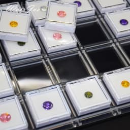 24pcs Gemstone Display Box Gem Stone Collection Organizer Tray with Cover Loose Diamond Jewelry Holder Protection Box Container