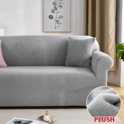 Plush Fabric Sofa Covers for Living Room 1/2/3/4 Seats Elastic Stretch Couch Cover L Shaped Sofa Slipcover Furniture Protector