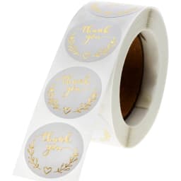 500pc Thank You for Your Order Stickers for Kids Gold Seal Label You've Got Great Taste Stationery Sticker Pretty Things Inside
