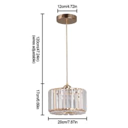 Modern Pendant Light Luxury Chandelier Led Crystal Ceiling Lamp Bedroom Lustre Dining Table Kitchen Island Fixtures Home Decor