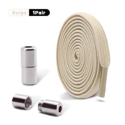 Elastic Laces Sneakers No Tie Shoe Laces Capsule Lock Shoelaces Without Ties Kids Adult 0.6cm Flat Shoelace for Shoes