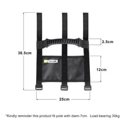Rhinowalk Hand Carrying Handle Strap for Folding Bike Kick Scooter Electric Scooter Carry Strap with Non-slip Rubber Handle