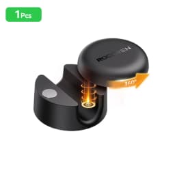 Rocoren Spiral Cover Magnetic Cable Clamp Cable Smooth and Adjustable Rope Holder Under Table Cable Management Cable Organizer