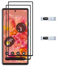 Full Cover Full Glue Tempered Glass For Google Pixel 6 6A Screen Protector Glass For Google Pixel 7 7A Camera Film