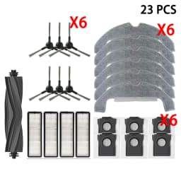 Dreame D15 Plus Robot Vacuum Cleaner Accessories Main Side Brush Mop Cloth Hepa Filter Dust Bag Spare Parts