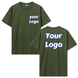 Customized Print T Shirt Men Women Custom Cotton Tops Tees DIY Your Like Photo Or Logo Cotton T-shirt Personalized Men Clothing