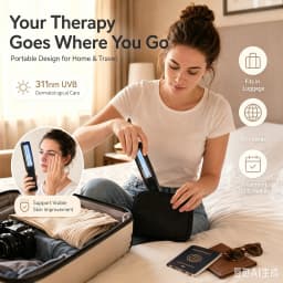 Home Use 311nm UVB Light Therapy Device Hospital Grade Skin Irradiation Machine One Button Operation