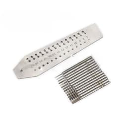 Precision Watch Tap & Die Set - Micro Screw Thread Cutting Tools for Watch Plate & Barrel Arbor Repair