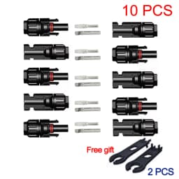 10/20/100pcs Solar Connectors 1000V 30A Solar Panel Branch PV Connectors Photovoltaic Connect Solar