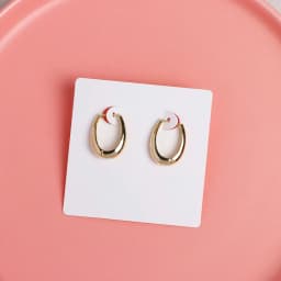 50PC 7x7cm White Brown Black Display Cards Stand For Stud Hoop Earrings Holder Jewelry Cardboard Small Business Packaging Supply