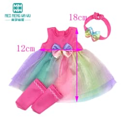 Mini Toys Doll Clothes 35cm 14inch Born Doll Fashion Blankets Dresses Onesies Suit Girl Gift