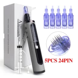 Hydrapen Microneedle Beauty Hydra Derma Pen with 5 Adjust or 12pin 24pin 36pin 42pin Rouna Nano 3D 5D Cartridge Skin Care Tool