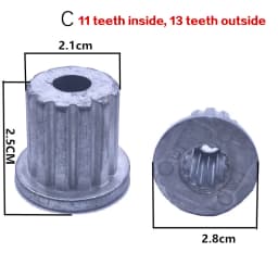 Replacement Impeller Center Gear Screw Bottom Plate Metal Axis For Pulsator Washing Machine Repair Parts