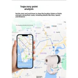 forReal-Time GPS locator for Pigeons and Loros Outdoor Flight locator Leg Bands and Ring Pigeon Piogeon Bird Positioning