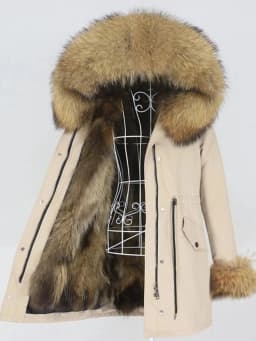 OFTBUY Winter Jacket Women Long Parka Real Fox Fur Coat Natural Raccoon Fur Collar Hood Thick Warm Streetwear Parkas New