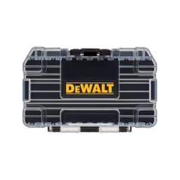 DEWALT TSTAK Black Small Medium Storage Box HSS PH2 25mm Batch Head Drill Bit Bracket Set Plastic Rugged Tool Accessories