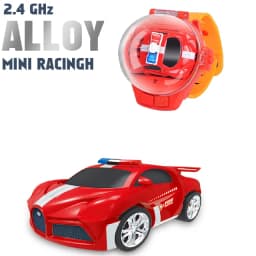 2.4G Children's Watch Remote Control Car Toy Novelty RC Car Toy Cartoon Portable USB Charging Watch Car Kid Birthday Gift