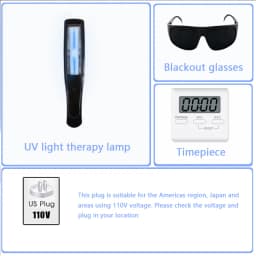 Home Use 311nm UVB Light Therapy Device Hospital Grade Skin Irradiation Machine One Button Operation