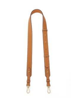 Adjustable No-Button Detachable Single Shoulder Strap Leather Bag Strap for Evelyn Basket Renovation Double-Layered Leather C...