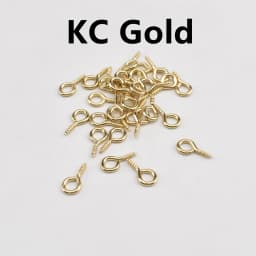 100-200Pcs/lot 4-6mm Screw Eye Pins Bails Charms Pendant Thread Eye Hooks Clasps For Jewelry Making Supplies