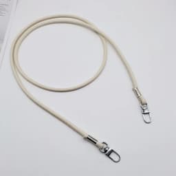 Unicolor Leather Crossbody Bag Strap Replacement with Phone Loss Prevention Chain for DIY Bag Making Projects
