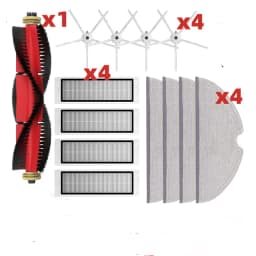 Brush Mops Hepa Filters for Roborock S5 S50 S502 S55 S6 Pure E4 for Robot 1S SDJQR01RR Vacuum Cleaner Accessories