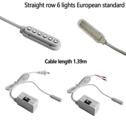 LED Sewing Machine Lamp Energy-Saving 6/10 LED Work Lights Luminaire With Magnets Mount For Sewing Machine 110-265V EU/US Plug