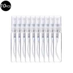 5/10Pcs 3ml 5ml 10ml Clear Mini Perfume Glass Bottle Empty Cosmetics Bottle Sample Test Tube Thin Glass Vials