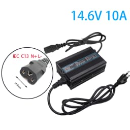 14.6V 10A Charger Smart Aluminum Case Is Suitable For 4S 12.8V Outdoor LiFePO4 Battery Electric Car Safe And Stable OHRIJA