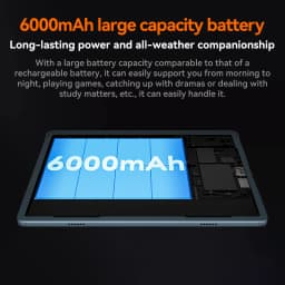 Adreamer 10.1-Inch Tablet LeoPad20 Android13 GPS Octo Core 1280*800 IPS Display 3GB 32GB 6000mAh Battery Metal Body Tablet