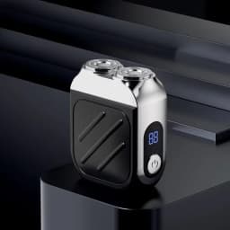 Lenovo Electric Razor IPX7 Waterproof Ultra-clean Mini Dual-head Magnetic Shaving Portable Digital Display Electric Beard Shaver