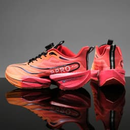 Performance Running Shoes Men Women Carbon Plate Lightweight Rubber Outsole Breathable Mesh Sneakers for Athletic Training