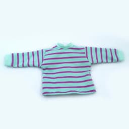 1/ 6 Bjd Doll Clothes Doll Stripe Long Sleeve T-Shirt Overalls Denim Shorts Suits For 1/6, Yosd, 30cm Sd Doll Accessories Toy