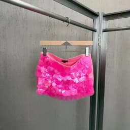 2026 Spring/summer Heavy-duty Colorful Scale Embellished Mini Skirt - Trendy, Sexy, Sweet, and Unique Design Skirts for Women