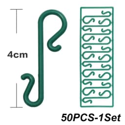 Christmas Ornament S Shaped Hooks Plastic Hook Xmas Tree Balls Pendant Hanging Holders for Home New Year Party Decor Wholesale