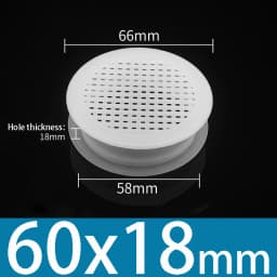 10/100Pcs Wardrobe Cabinet Air Vent Decorative Cover Durable Ventilator Grille Hole Ornaments Furniture Accessories