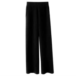 2024 New Autumn and Winter Solid Color Knitted Women's Wide-Leg Pants Thickened Casual Pants Temperament Commute Slimming