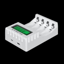 PUJIMAX 4 Slots 1.2V Smart Battery Charger LCD Display For AA/AAA NiCd NiMh Rechargeable Battery Portable Fast Charging Adapter