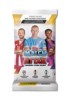 2025-26 Topps UCC UEFA Champions League Match Attax Official Soccer Trading Cards Box Messi Haaland Yamal Football Star Cards