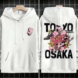 Plum blossoms that can withstand severe cold Print Mans Retro Loose Hoodie Fleece Warm Fashion Hoody Unisex Basics Clothing