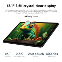 New POCO Pad M1 Global Version Tablets Snapdragon® 7s Gen 4 12000mAh Battery 12.1’’ 2.5K display 8MP camera 33W charging