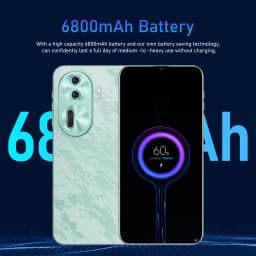 2025 New Reno11 Pro 6.8HD Original Smart Dual Card 6800mAh Battery Facial Recognition Function Global Edition