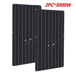 1500W 3000W Solar Panel 1000W Solar High Efficiency Portable Power Bank Flexible Charging Outdoor Solar Cells For Home Camping