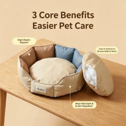 Cat Sleep Sofa Bed All-Season Pet Sleeping Pad Non-Slip Washable Cat and Dog Bed Suitable for Small and Medium Dogs and Cats