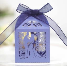 50/100/200pcs Wedding Bridegroom Bride Gift Boxes Ribbons Party Thank You Guests Candy Packaging Small Chocolate Box Wholesale